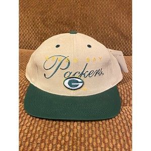 Vintage Green Bay Packers Drew Pearson Brand Strap Back Hat